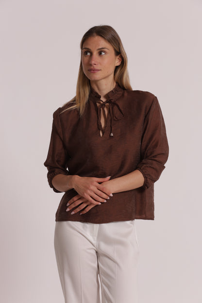 BLUSA IN TESSUTO JACQUARD