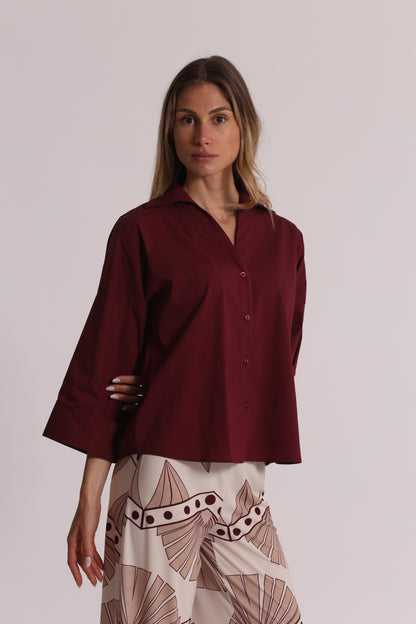 CAMICIA A MANICHE AMPIE