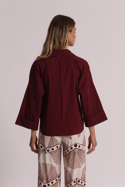 CAMICIA A MANICHE AMPIE