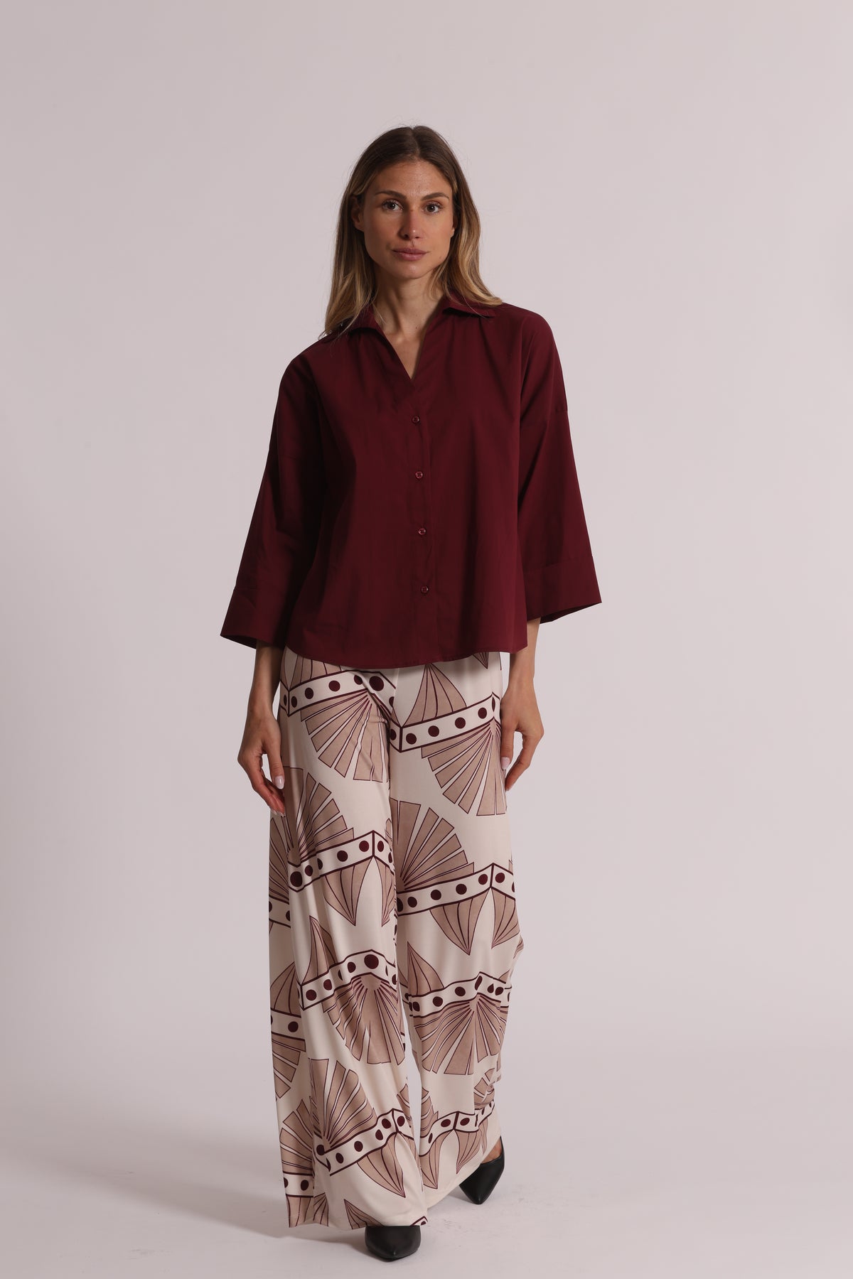 CAMICIA A MANICHE AMPIE