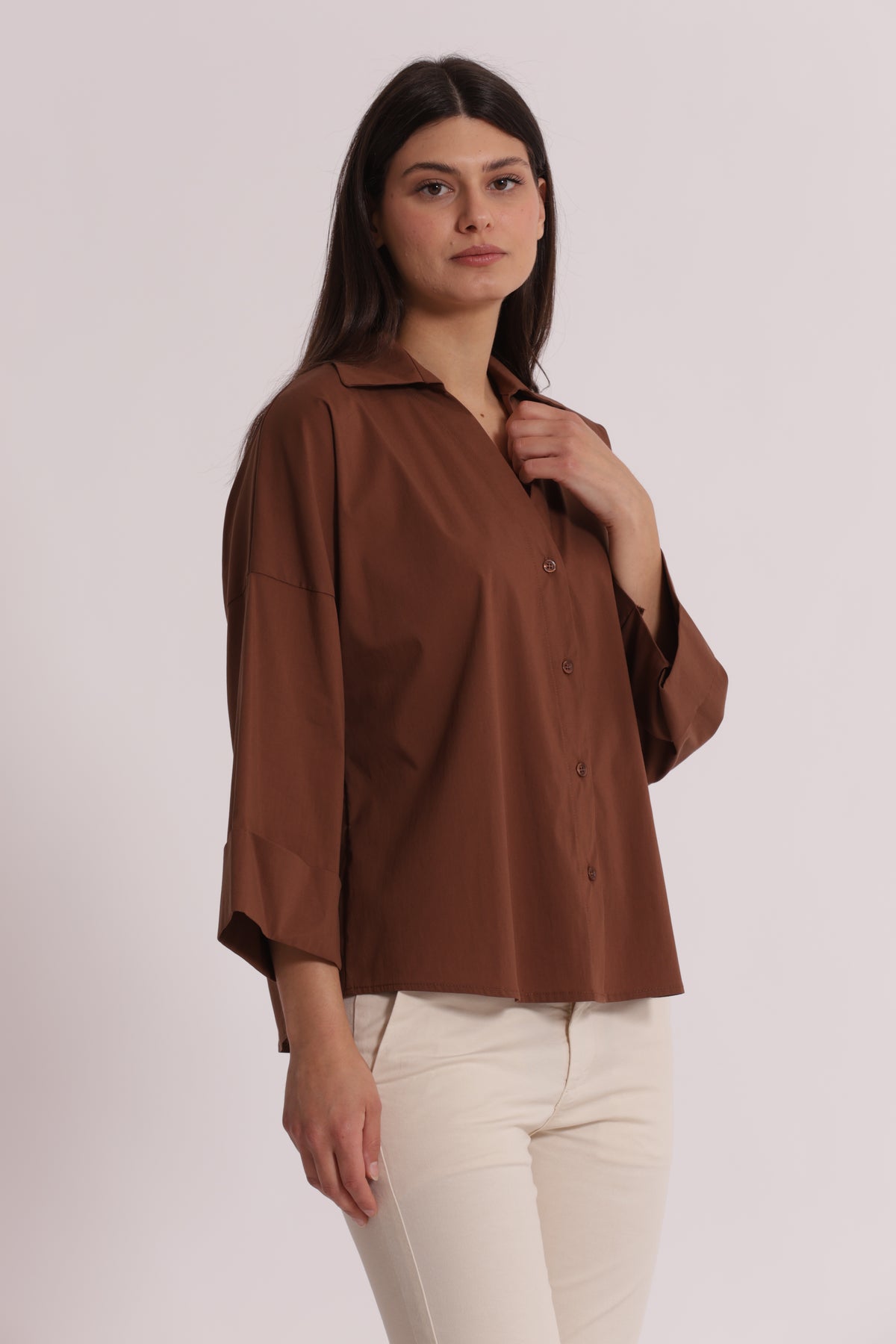 CAMICIA A MANICHE AMPIE
