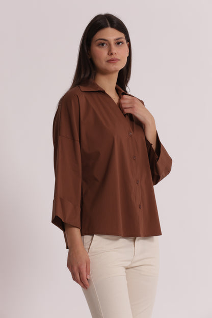 CAMICIA A MANICHE AMPIE