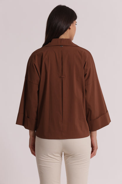 CAMICIA A MANICHE AMPIE
