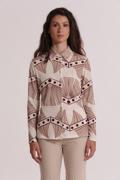 CAMICIA A MANICHE LUNGHE IN ITY IN FANTASIA