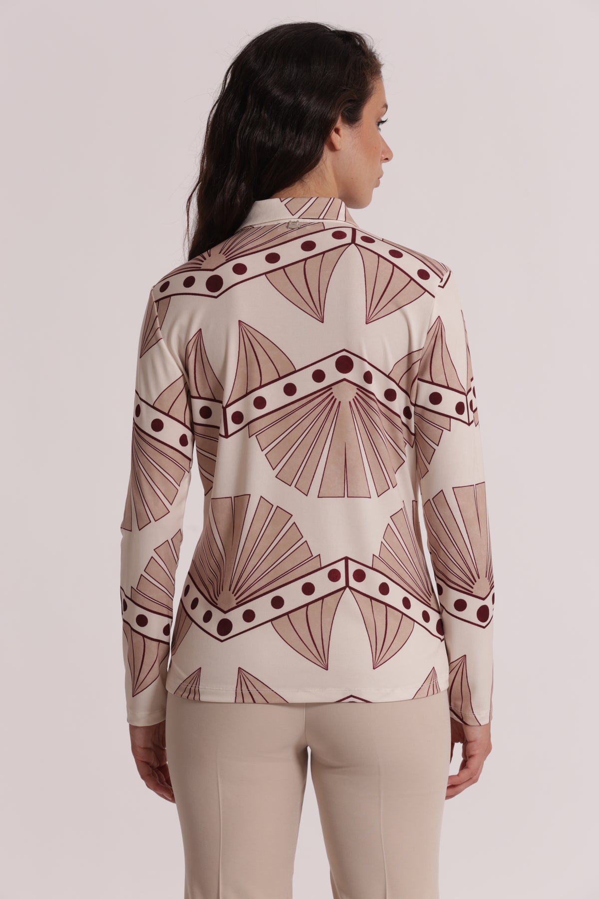 CAMICIA A MANICHE LUNGHE IN ITY IN FANTASIA