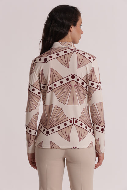 CAMICIA A MANICHE LUNGHE IN ITY IN FANTASIA