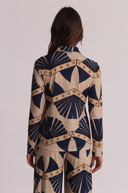 CAMICIA A MANICHE LUNGHE IN ITY IN FANTASIA