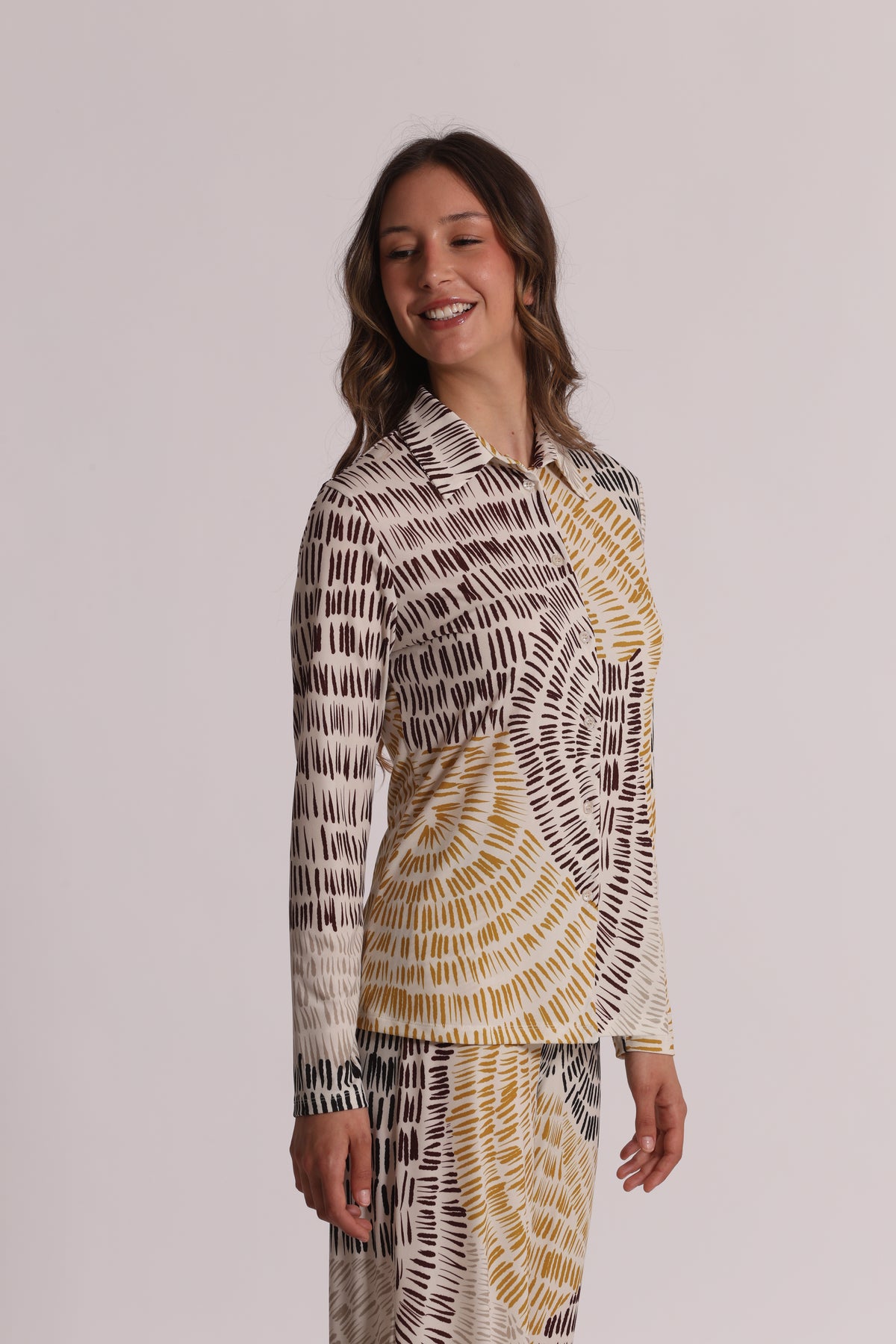 CAMICIA A MANICHE LUNGHE IN ITY IN FANTASIA