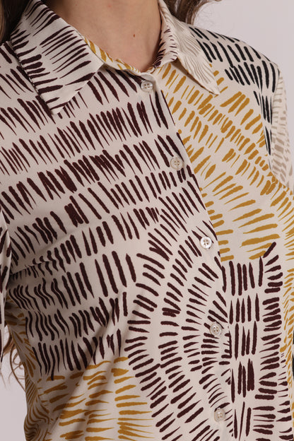 CAMICIA A MANICHE LUNGHE IN ITY IN FANTASIA