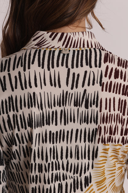 CAMICIA A MANICHE LUNGHE IN ITY IN FANTASIA