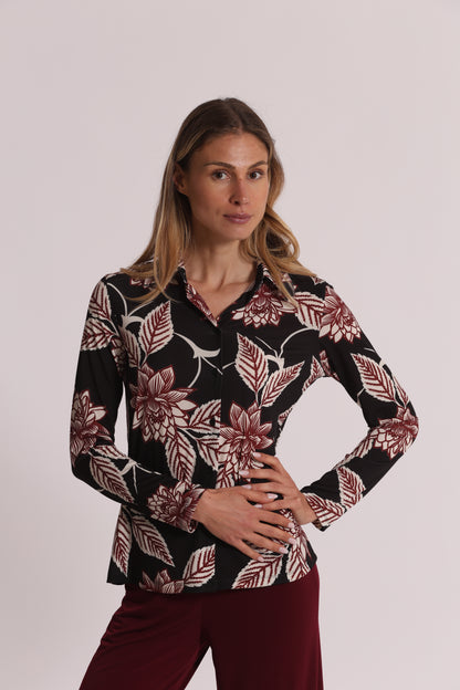 CAMICIA A MANICHE LUNGHE IN ITY IN FANTASIA