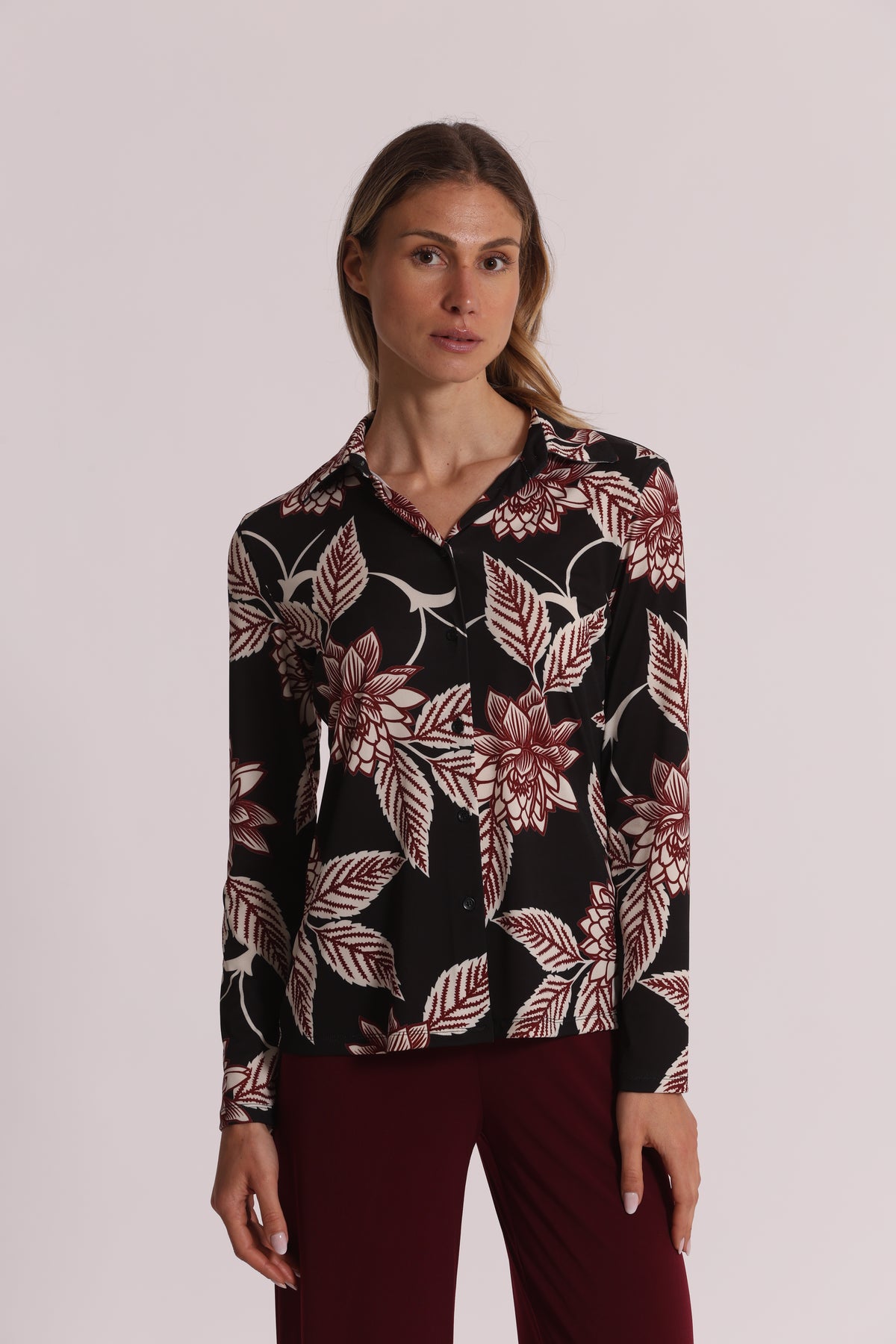 CAMICIA A MANICHE LUNGHE IN ITY IN FANTASIA