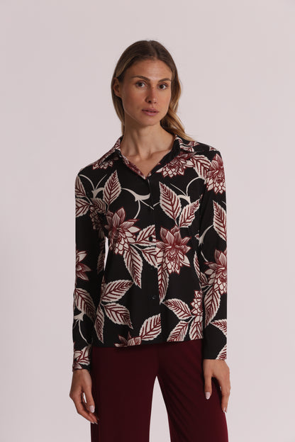 CAMICIA A MANICHE LUNGHE IN ITY IN FANTASIA