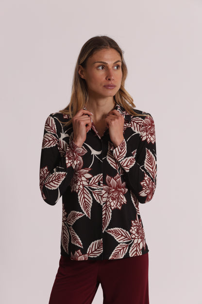 CAMICIA A MANICHE LUNGHE IN ITY IN FANTASIA
