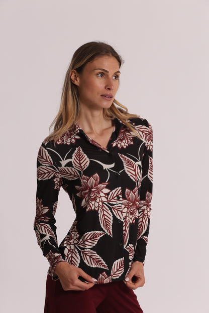 CAMICIA A MANICHE LUNGHE IN ITY IN FANTASIA