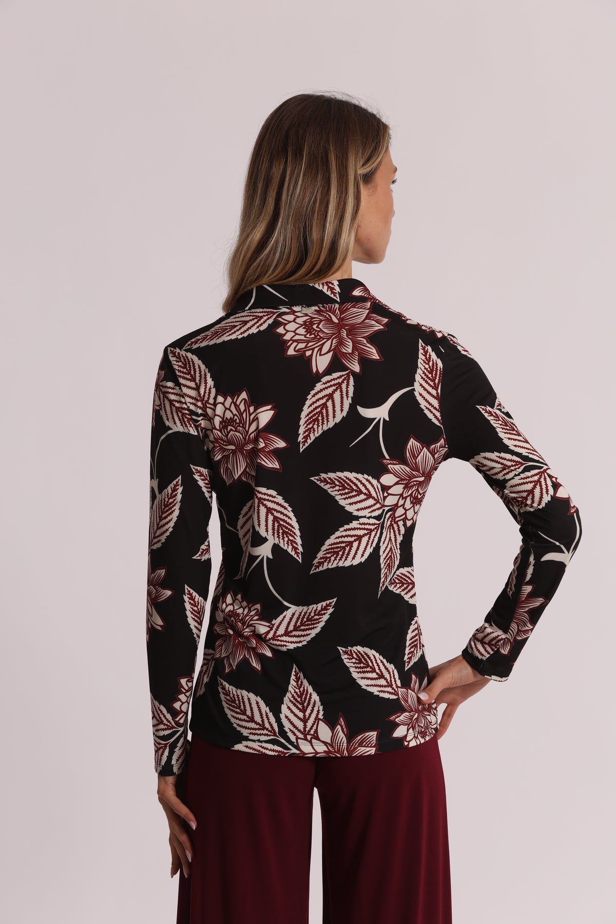 CAMICIA A MANICHE LUNGHE IN ITY IN FANTASIA