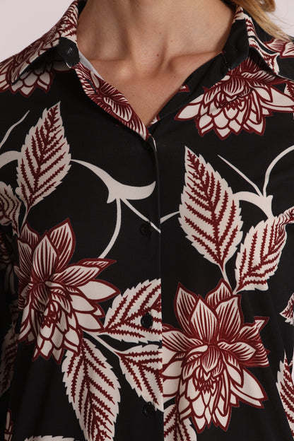 CAMICIA A MANICHE LUNGHE IN ITY IN FANTASIA