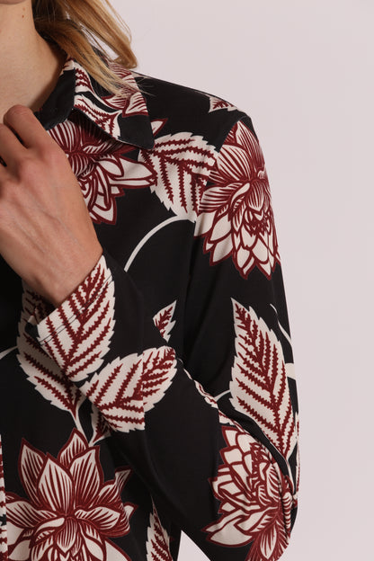 CAMICIA A MANICHE LUNGHE IN ITY IN FANTASIA