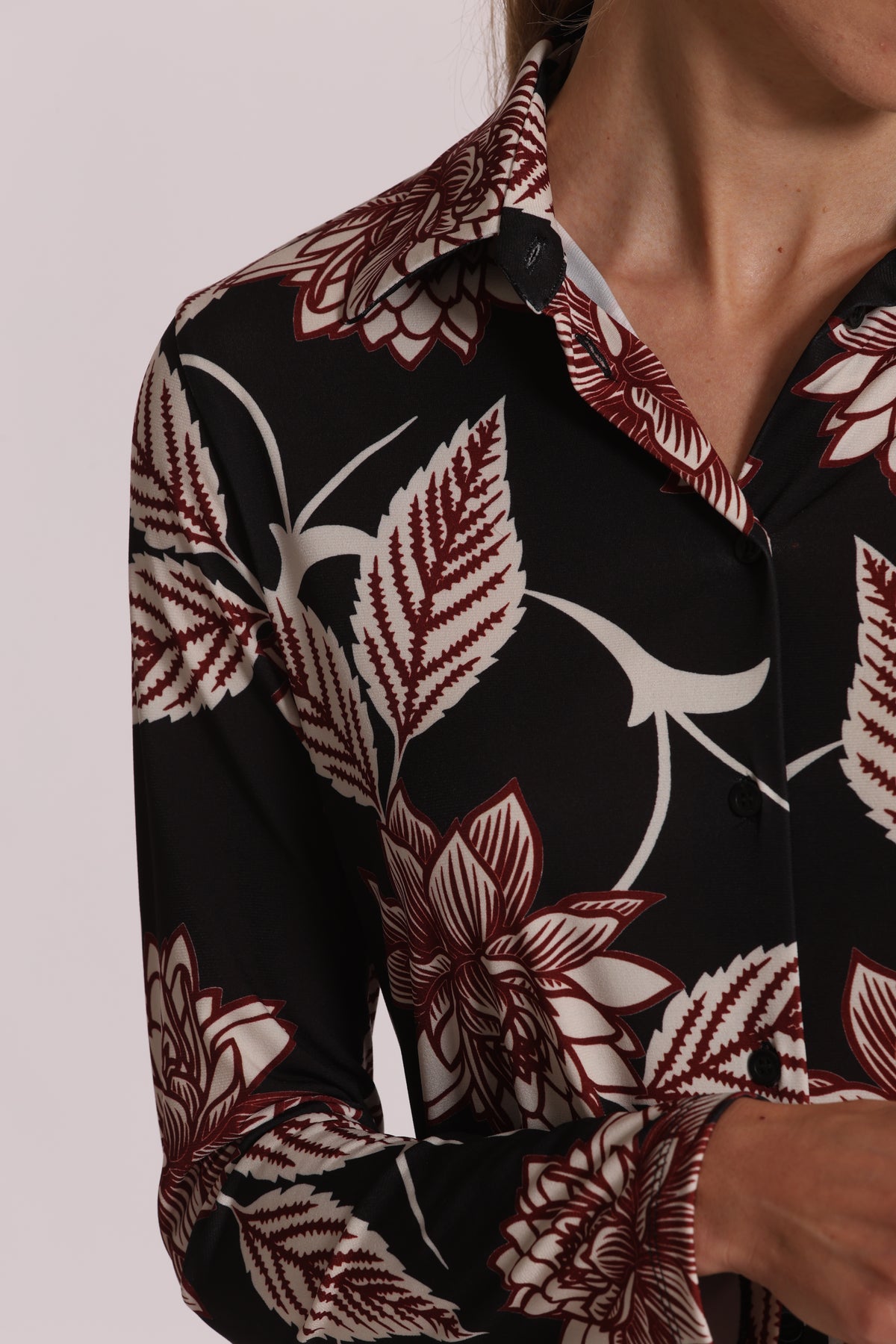 CAMICIA A MANICHE LUNGHE IN ITY IN FANTASIA