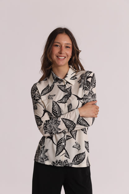 CAMICIA A MANICHE LUNGHE IN ITY IN FANTASIA