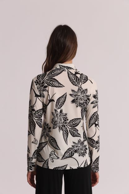 CAMICIA A MANICHE LUNGHE IN ITY IN FANTASIA