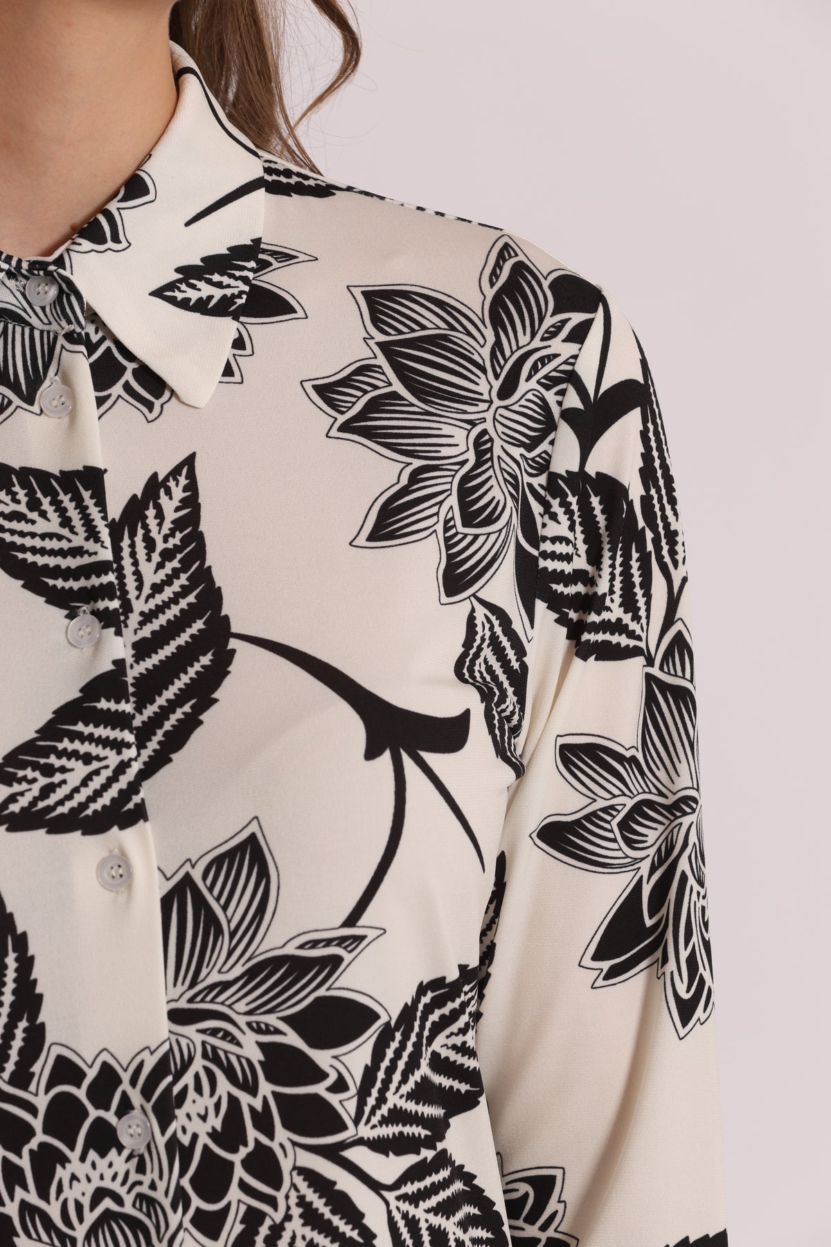 CAMICIA A MANICHE LUNGHE IN ITY IN FANTASIA