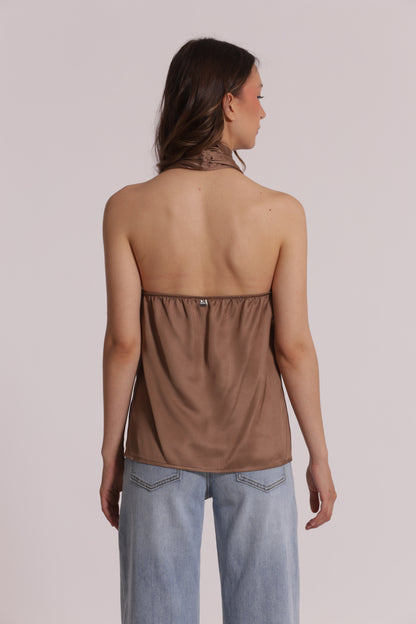 TOP IN RASO DETTAGLIO GIOIELLO
