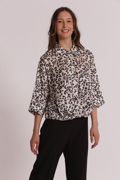 BLUSA CROPPED LEOPARDATA