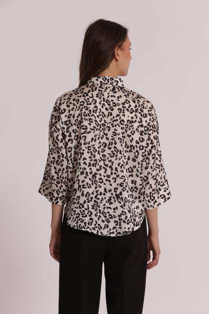 BLUSA CROPPED LEOPARDATA