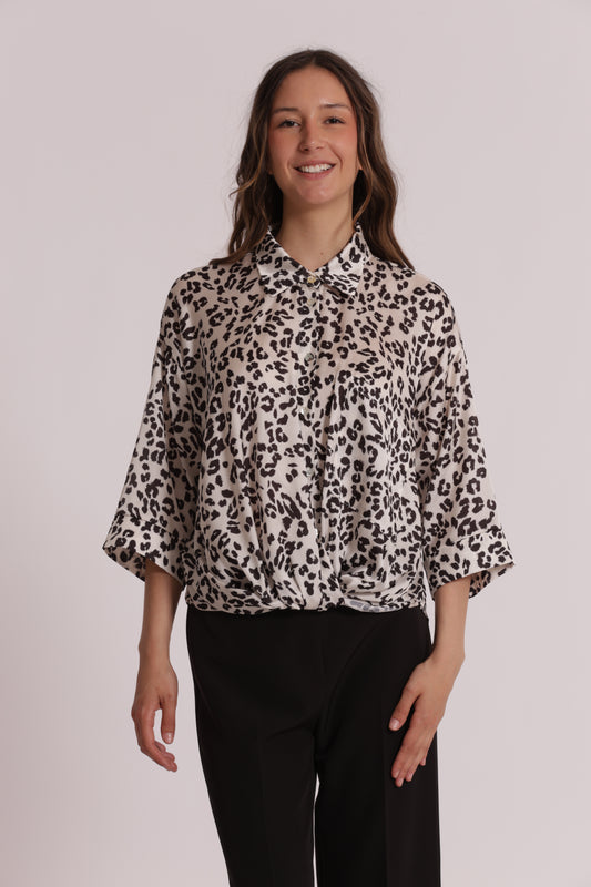 BLUSA CROPPED LEOPARDATA