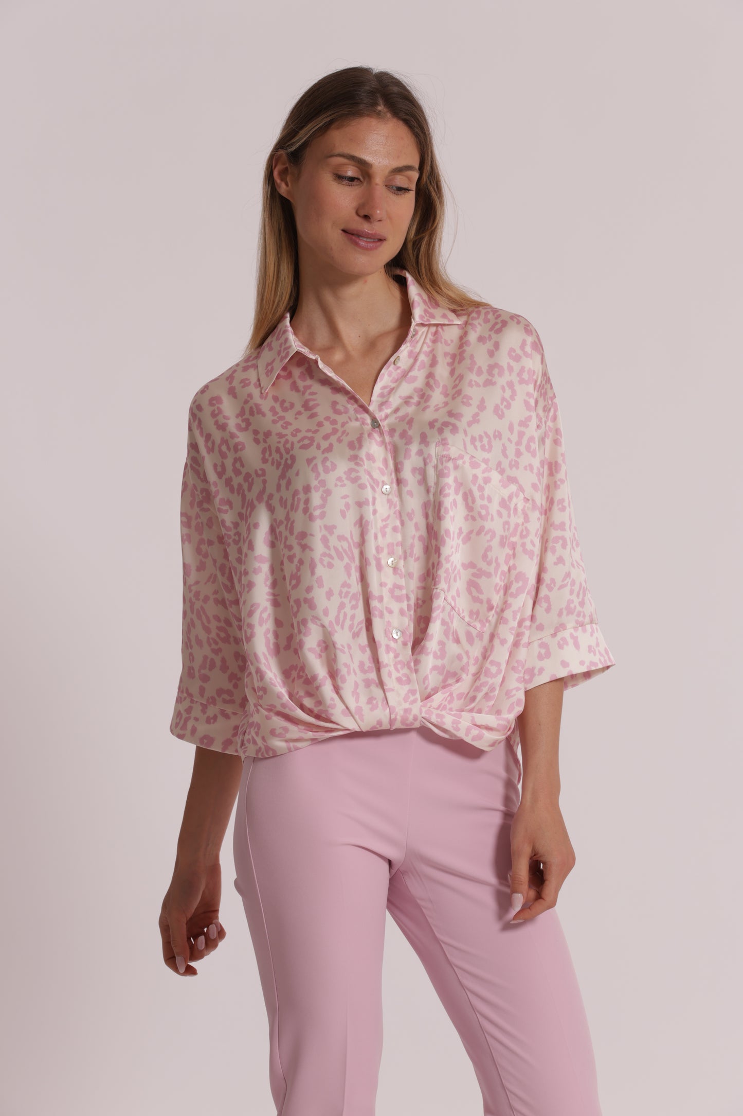 BLUSA CROPPED LEOPARDATA