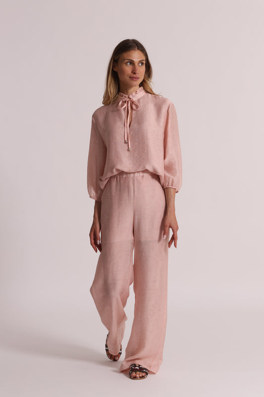PANTALONE IN TESSUTO JACQUARD