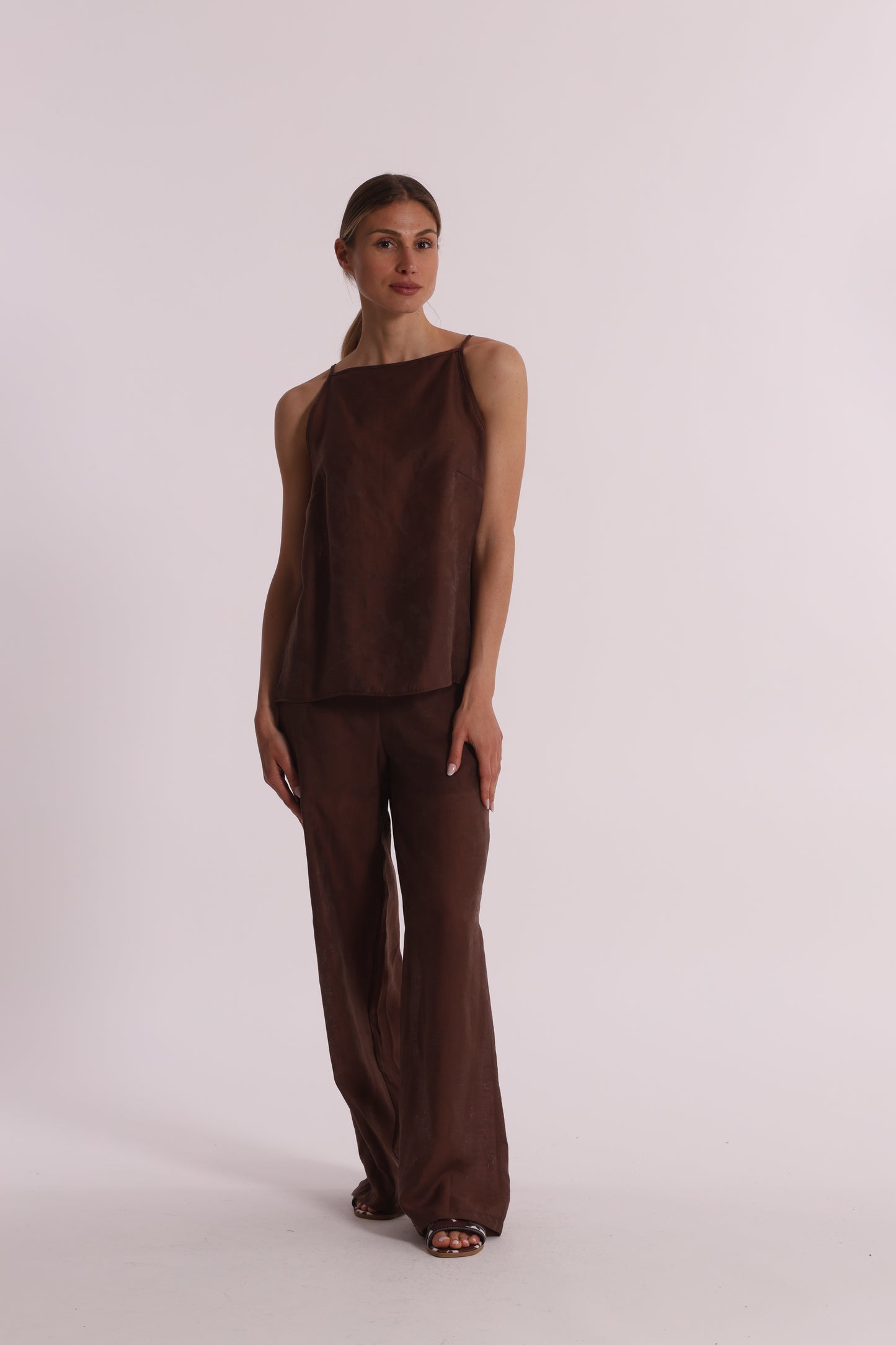 PANTALONE IN TESSUTO JACQUARD