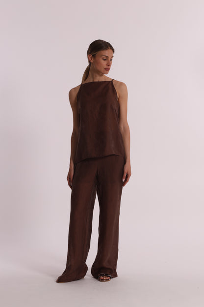 PANTALONE IN TESSUTO JACQUARD
