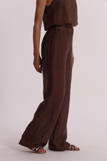 PANTALONE IN TESSUTO JACQUARD