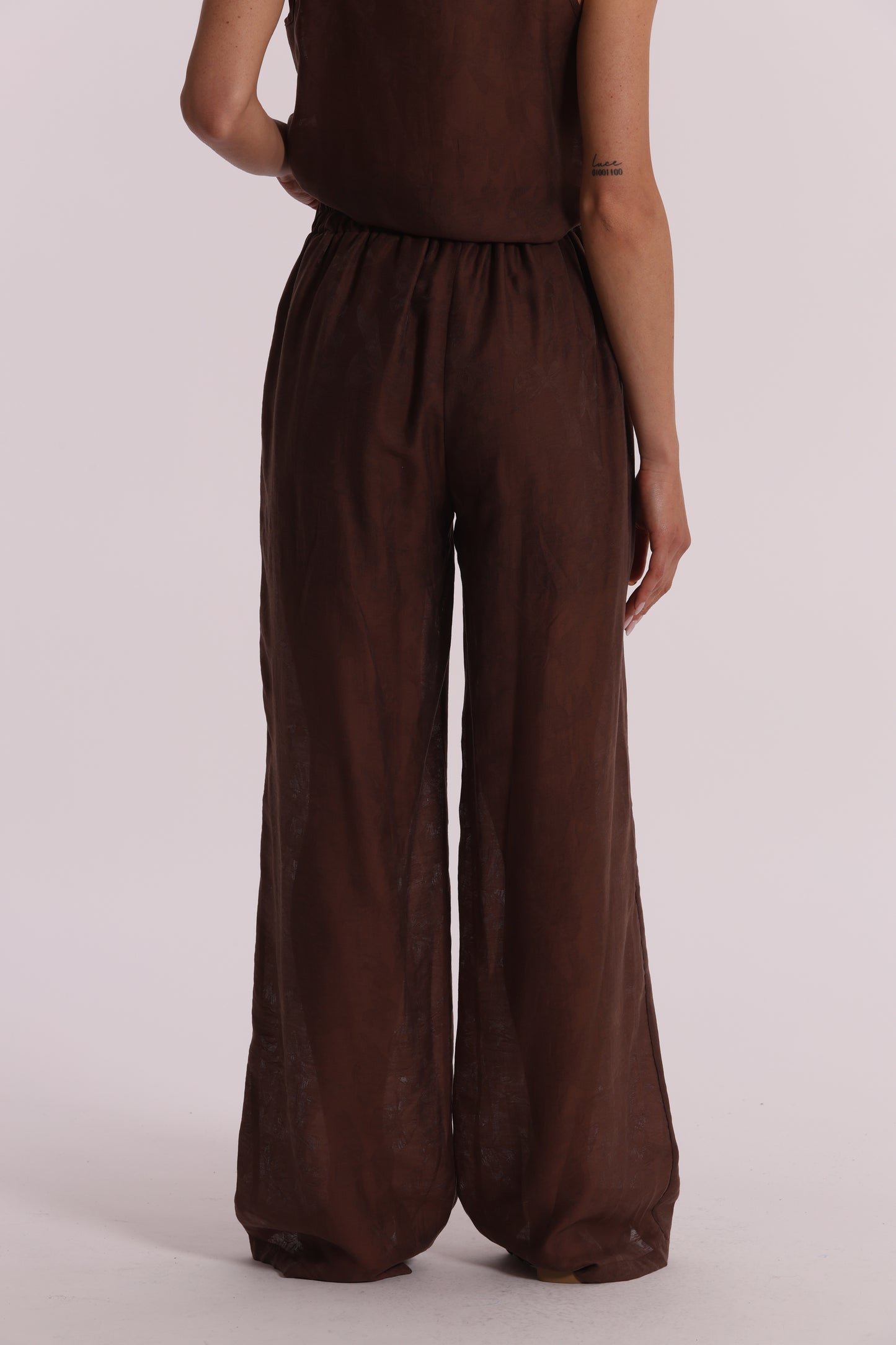 PANTALONE IN TESSUTO JACQUARD