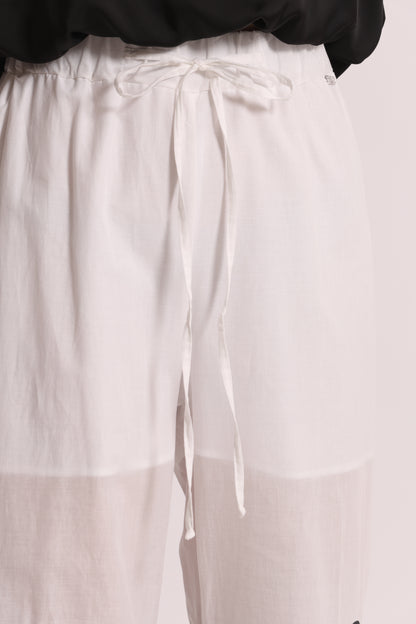 PANTALONE LUNGO CON RICAMO
