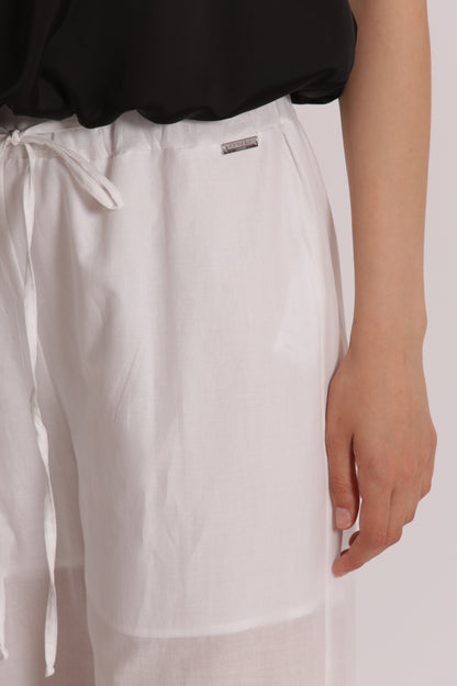 PANTALONE LUNGO CON RICAMO