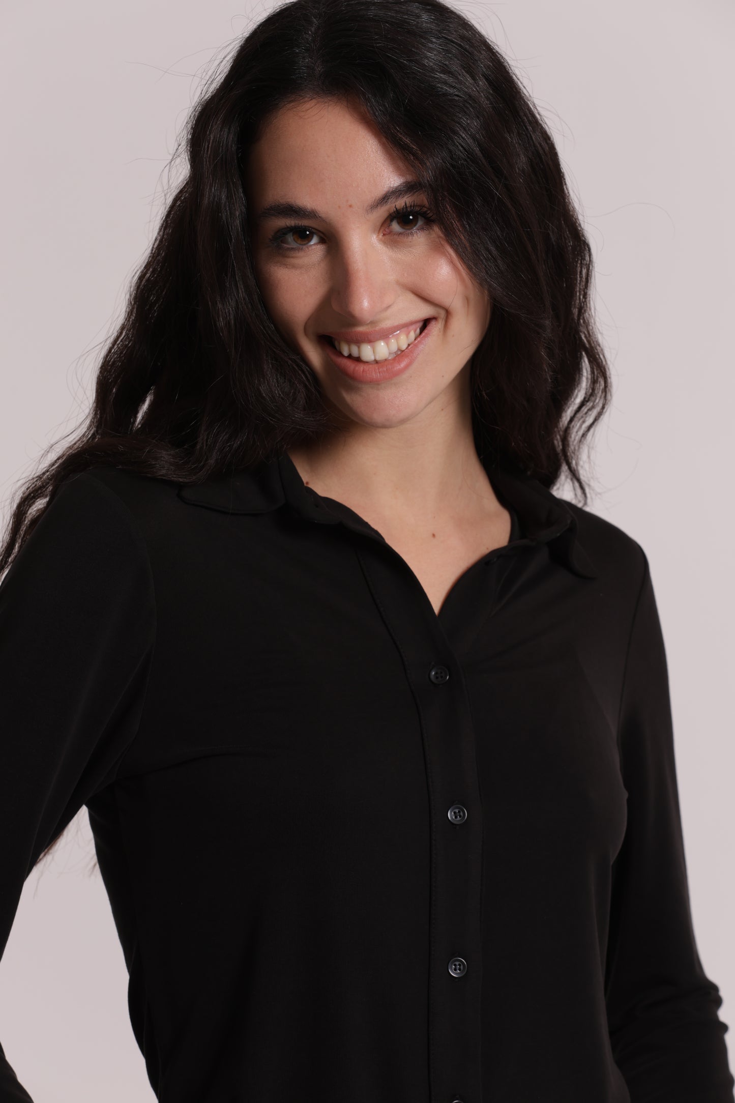 BODY CAMICIA IN VISCOSA