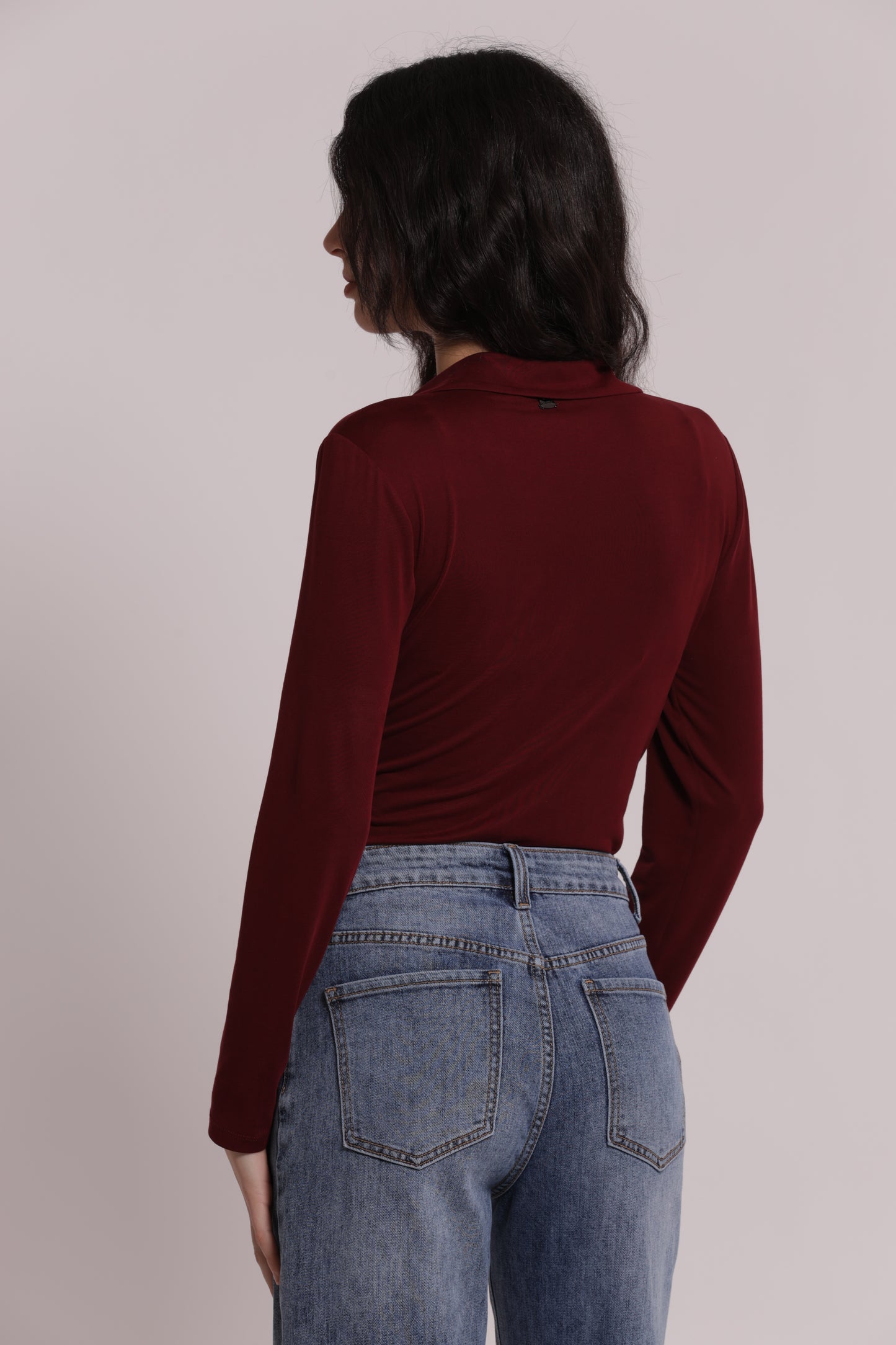 BODY CAMICIA IN VISCOSA