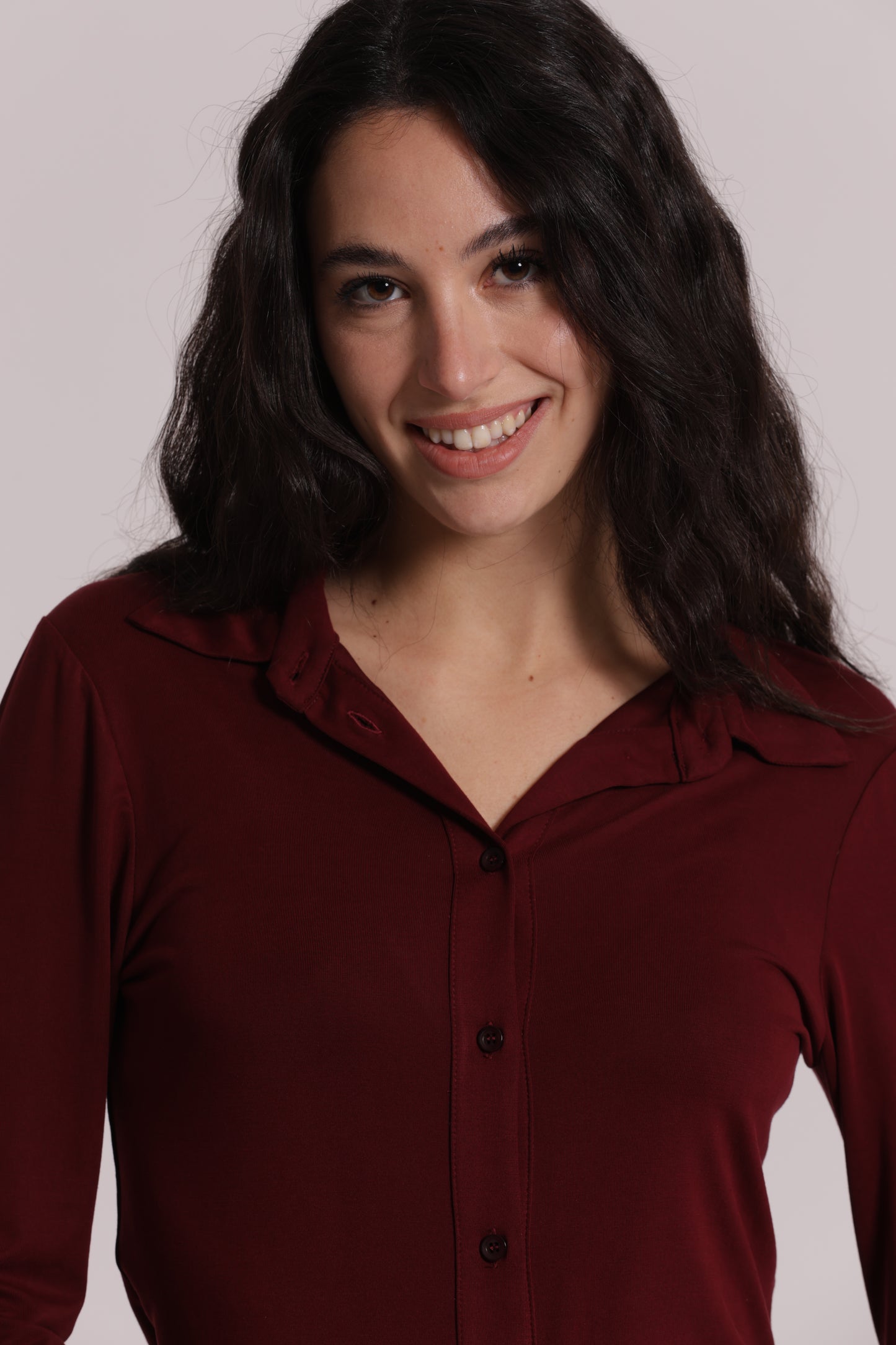 BODY CAMICIA IN VISCOSA