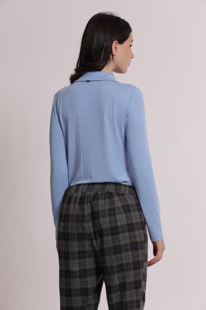 BODY CAMICIA IN VISCOSA