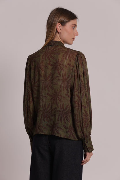 CAMICIA UOMO FANTASIA IN GARZA DI VISCOSA