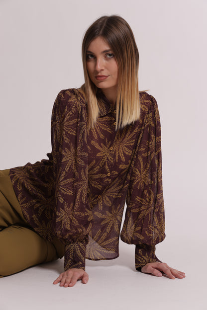 CAMICIA UOMO FANTASIA IN GARZA DI VISCOSA