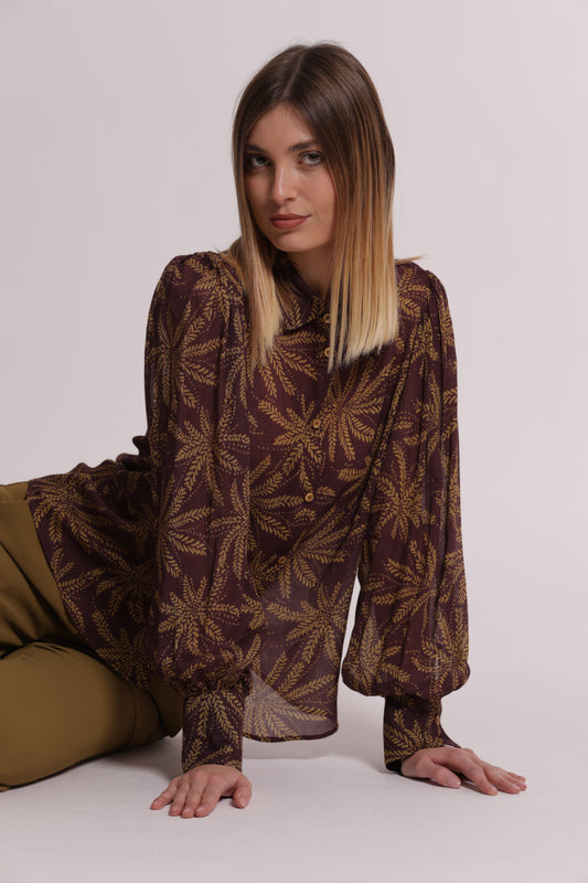 CAMICIA UOMO FANTASIA IN GARZA DI VISCOSA