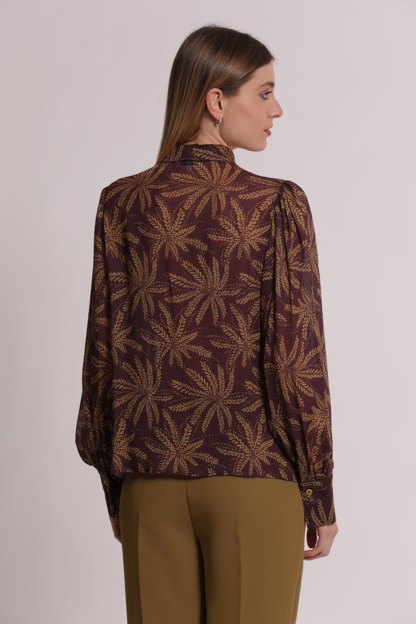 CAMICIA UOMO FANTASIA IN GARZA DI VISCOSA