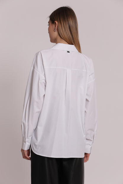 BLUSA CON FIOCCO FRONTALE
