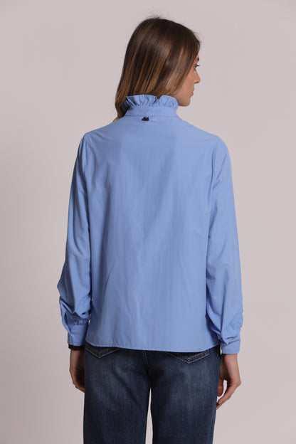 CAMICIA CON ROUCHES SUL COLLO