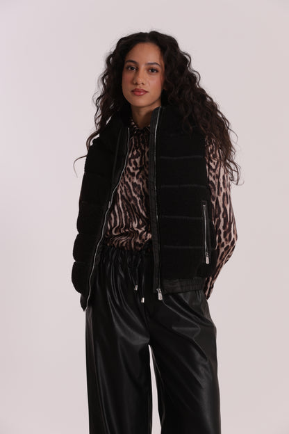 GILET EFFETTO MONTONE