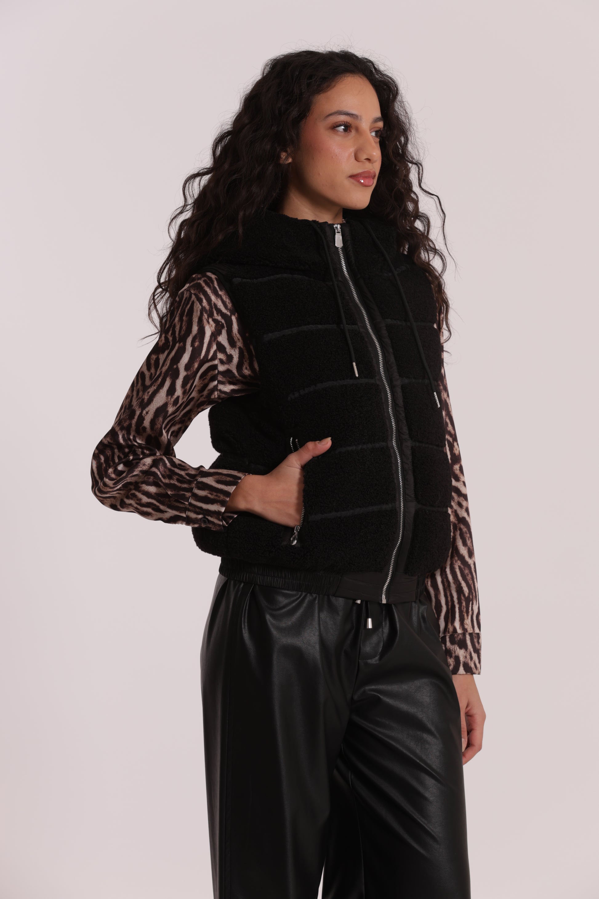 GILET EFFETTO MONTONE